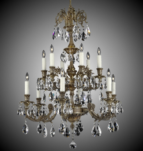 Finisterra 12 Light Chandelier in Antique White Glossy (183|CH2007O04GST)