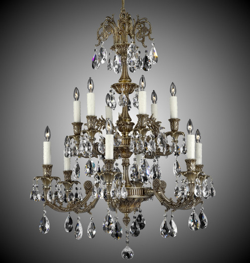 Finisterra 12 Light Chandelier in Empire Bronze (183|CH2007A23SST)