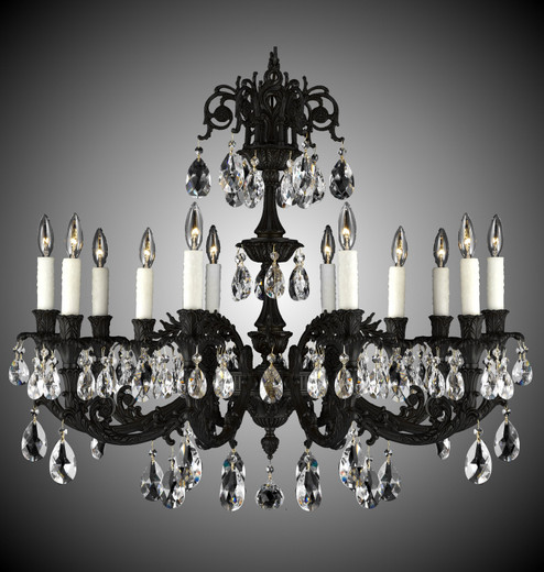Finisterra 12 Light Chandelier in Antique White Glossy (183|CH2005O04GST)