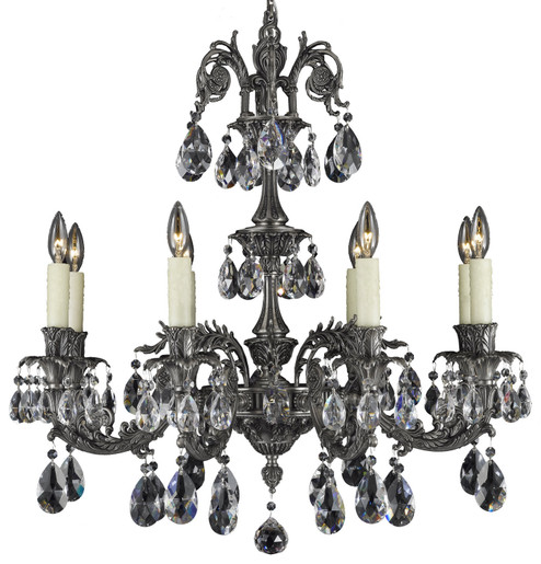 Finisterra Eight Light Chandelier in Empire Bronze (183|CH2003OTK23SPI)