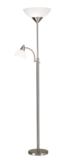 Piedmont Two Light Torchiere in Brushed Steel (262|720222)