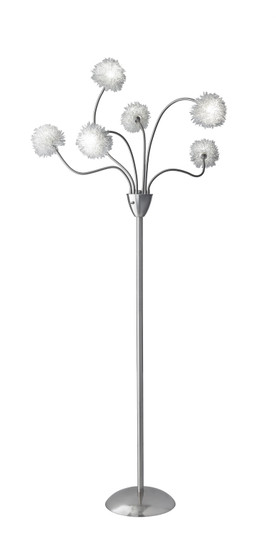 Pom Pom LED Floor Lamp in Brushed Steel (262|451122)