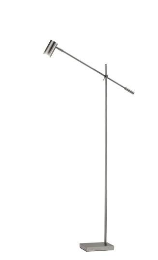 Collette LED Floor Lamp in Brushed Steel (262|421822)