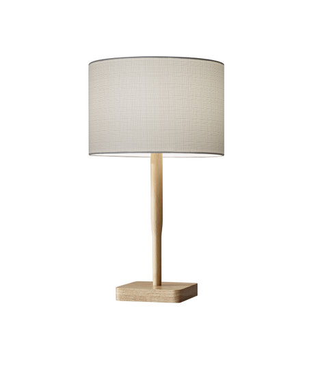 Ellis Table Lamp in Natural Rubber Wood (262|409212)