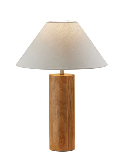 Martin Table Lamp in Natural Oak Wood W. Antique Brass Accent (262|150912)