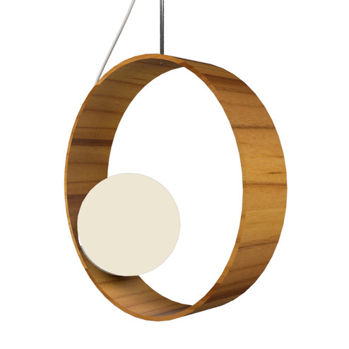 Sfera One Light Pendant in Teak (486|62012)