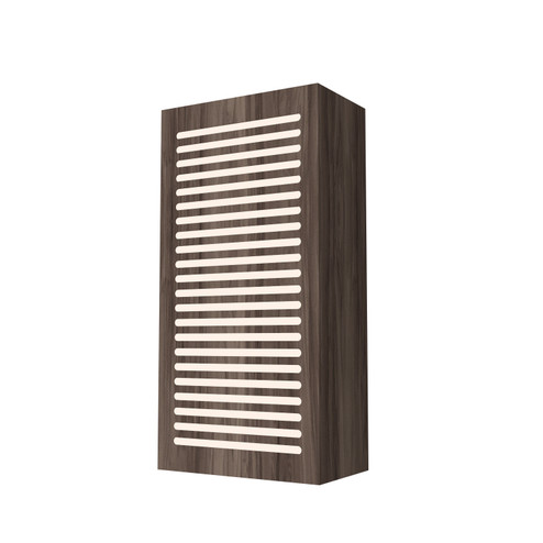 Clean Two Light Wall Lamp in American Walnut (486|58018)