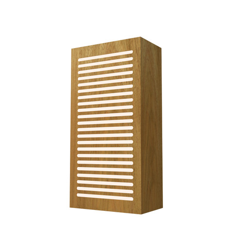 Clean Two Light Wall Lamp in Louro Freijo (486|58009)