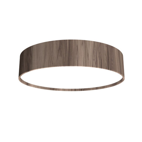Cylindrical LED Ceiling Mount in American Walnut (486|529LED18)
