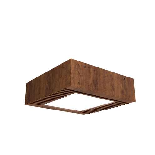 Slatted LED Ceiling Mount in Imbuia (486|511LED06)