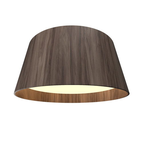 Conical LED Ceiling Mount in American Walnut (486|5099LED18)