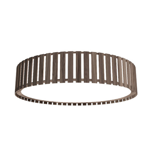 Slatted LED Ceiling Mount in American Walnut (486|5034LED18)