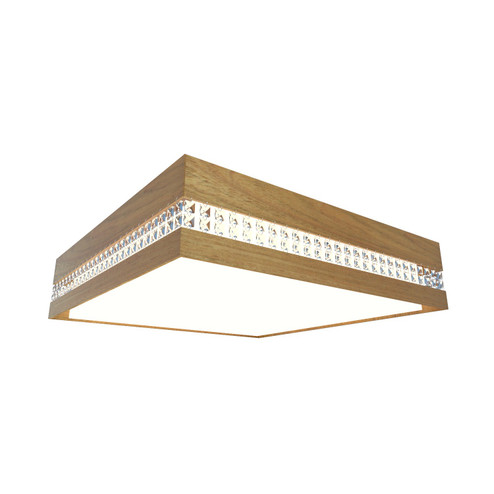 Crystals LED Ceiling Mount in Louro Freijo (486|5028CLED09)