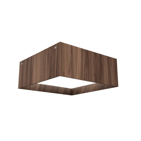 Squares LED Ceiling Mount in American Walnut (486|494LED18)