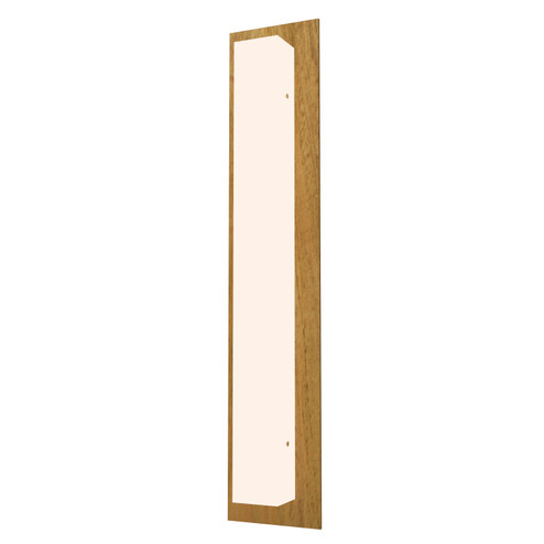 Clean Three Light Wall Lamp in Louro Freijo (486|43609)