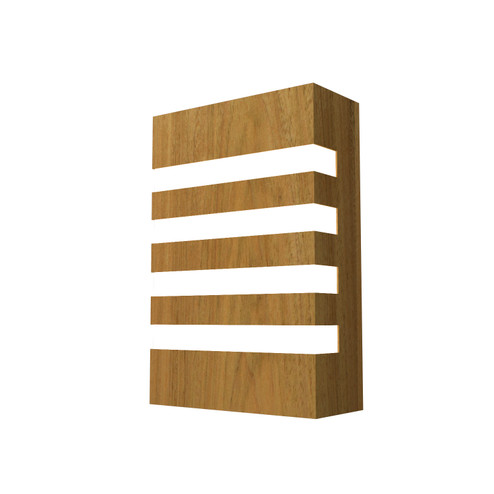 Clean Two Light Wall Lamp in Louro Freijo (486|43309)