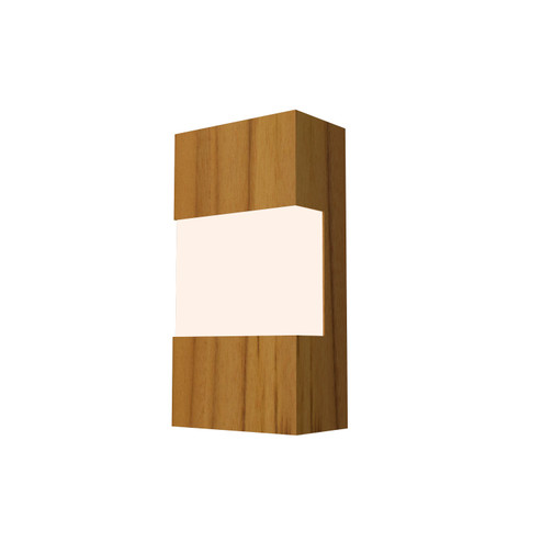 Clean Two Light Wall Lamp in Teak (486|42812)