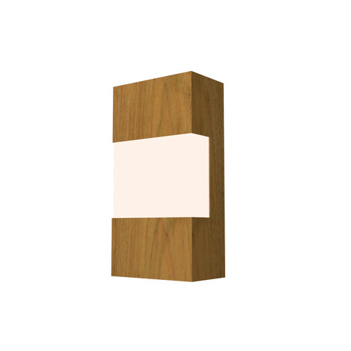 Clean Two Light Wall Lamp in Louro Freijo (486|42809)