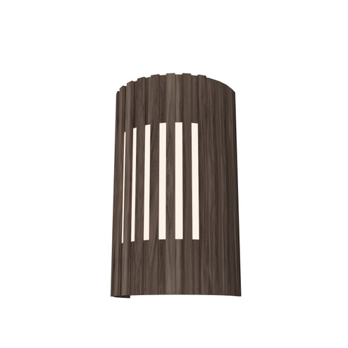 Slatted LED Wall Lamp in American Walnut (486|420LED18)
