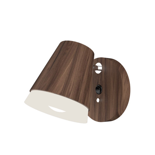 Conic One Light Wall Lamp in American Walnut (486|413818)