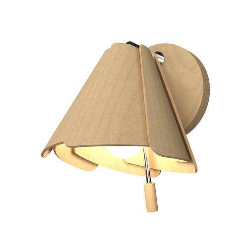 Fuchsia One Light Wall Lamp in Maple (486|413634)