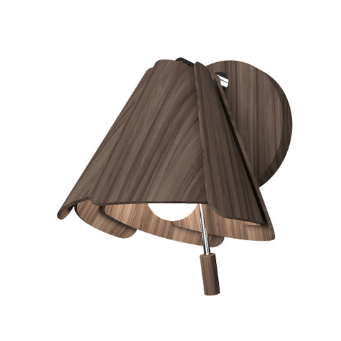 Fuchsia One Light Wall Lamp in American Walnut (486|413618)