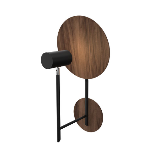 Dot One Light Wall Lamp in American Walnut (486|412818)