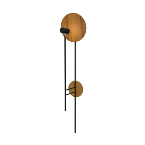 Dot One Light Wall Lamp in Teak (486|412712)