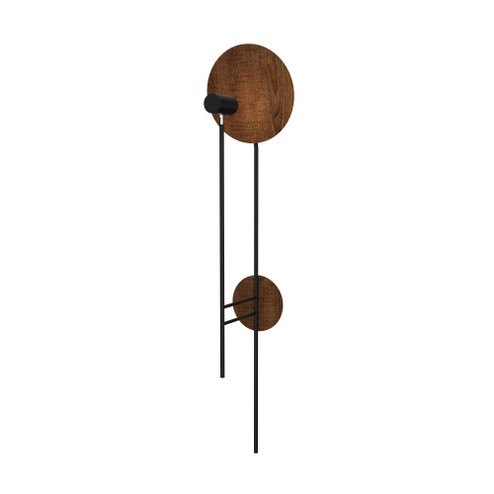 Dot One Light Wall Lamp in Imbuia (486|412706)