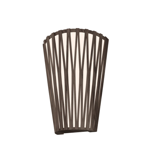 Living Hinges Two Light Wall Lamp in American Walnut (486|406618)