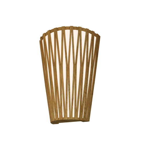 Living Hinges Two Light Wall Lamp in Louro Freijo (486|406609)