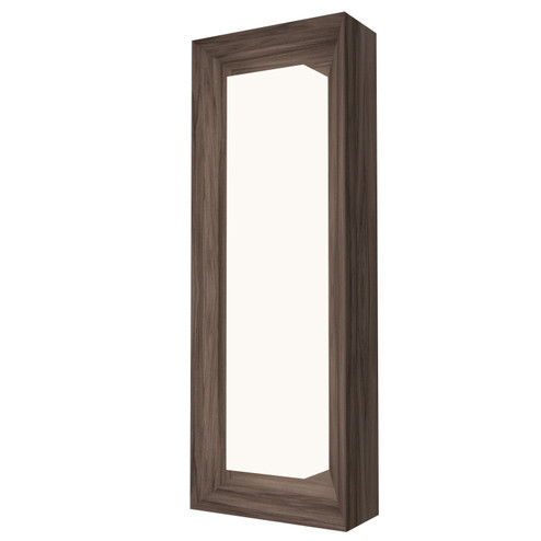 Squares LED Wall Lamp in American Walnut (486|403LED18)