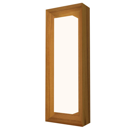 Squares LED Wall Lamp in Teak (486|403LED12)