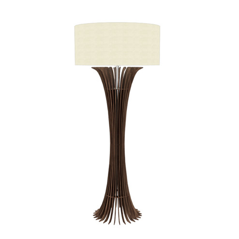 Stecche di Legno One Light Floor Lamp in American Walnut (486|36318)