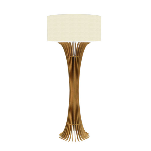 Stecche di Legno One Light Floor Lamp in Louro Freijo (486|36309)