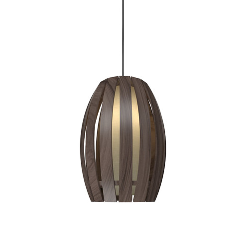 Barrel One Light Pendant in American Walnut (486|30318)