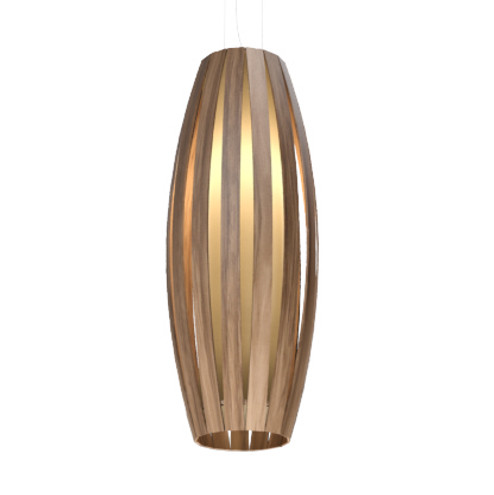 Barrel One Light Pendant in American Walnut (486|30318)