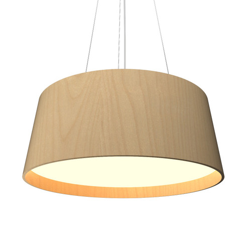 Conical LED Pendant in Maple (486|296LED34)