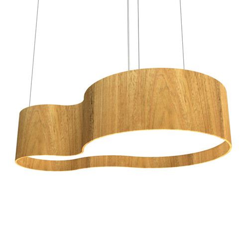 Organic LED Pendant in Louro Freijo (486|285LED09)