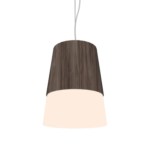 Conical LED Pendant in American Walnut (486|264LED18)