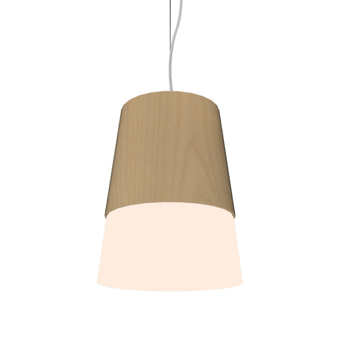 Conical One Light Pendant in Maple (486|26434)
