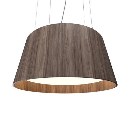 Conical LED Pendant in American Walnut (486|258LED18)