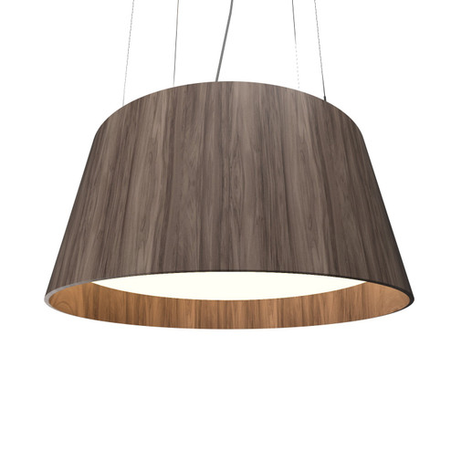Conical LED Pendant in American Walnut (486|255LED18)