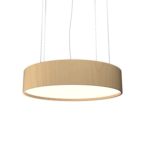 Cylindrical LED Pendant in Maple (486|231LED34)