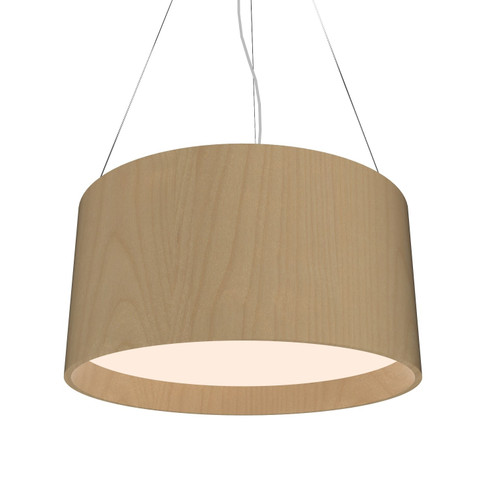 Cylindrical LED Pendant in Maple (486|206LED34)