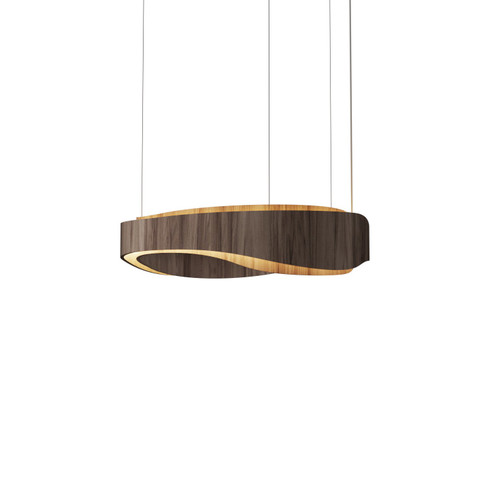 Horizon LED Pendant in American Walnut (486|1467LED18)