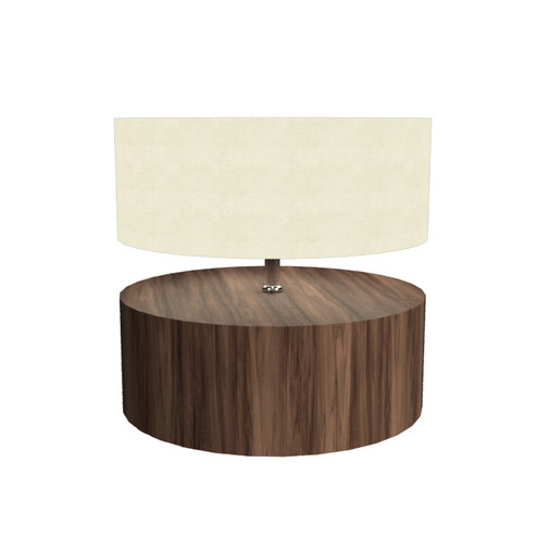 Cylindrical One Light Table Lamp in American Walnut (486|14518)