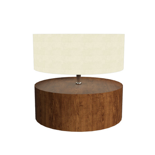 Cylindrical One Light Table Lamp in Imbuia (486|14506)