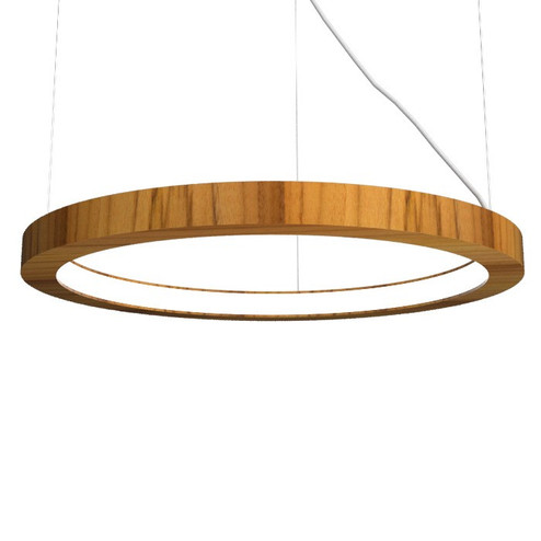 Frame LED Pendant in Teak (486|1437LED12)