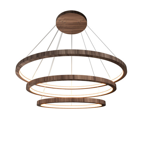 Frame LED Pendant in American Walnut (486|1414LED18)